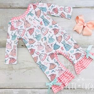 Girl’s Romper size 12-18 months new with tags